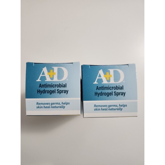 Lot of 2 A+D Antimicrobial Hydrogel Spray 4oz Germ Protection & Healing EXP 3-27 - Picture 2 of 4